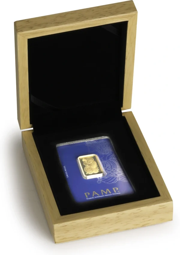1/2oz Gold Bar PAMP Lady Fortuna Gift Boxed