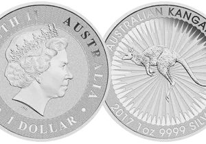 Silver Australian Kangaroo Tube of 25 coins