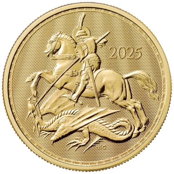 2025 St George & the Dragon Gold Coin 1oz