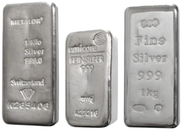 Second Hand 1kg Silver Bar