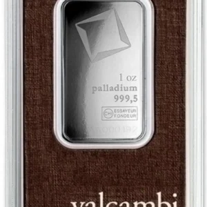 1oz Palladium Bar Valcambi